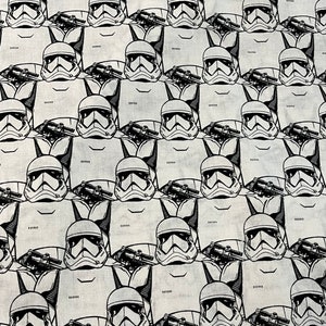 FAT QUARTER Star Wars Stormtroopers cotton fabric