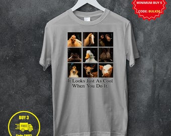 animals smoking cigarettes shirt Goose Cigarette T Funny Silly Animal Lover Smoking Y2K Gen Z Tee 90% cotton Animals Smoking Cigarettes Funny Tee