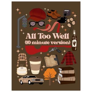 All Too Well Classic Halbglanzpapier Poster