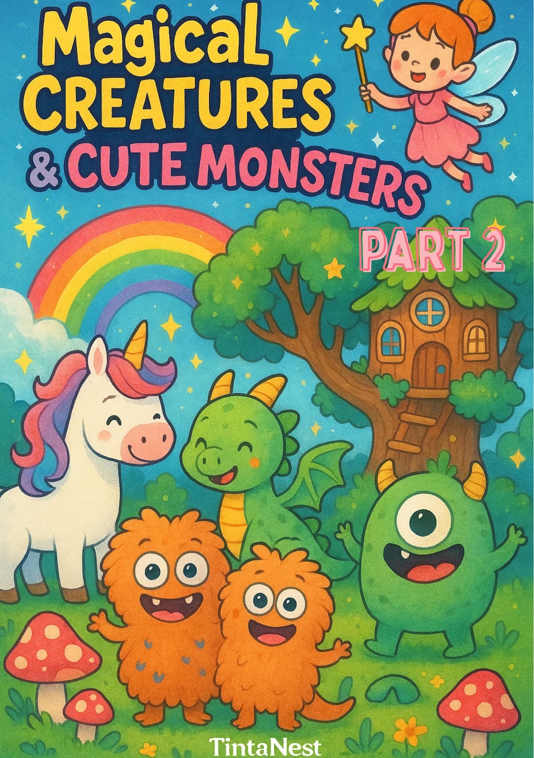 Magical Creatures & Cute Monsters | Digital, Fun, Printable | Kids ...