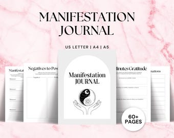 Manifestation Planner 2027 Printable, Manifesting Journal, Angel Numbers, Law of Attraction, Manifesting Money, Instant Download PDF
