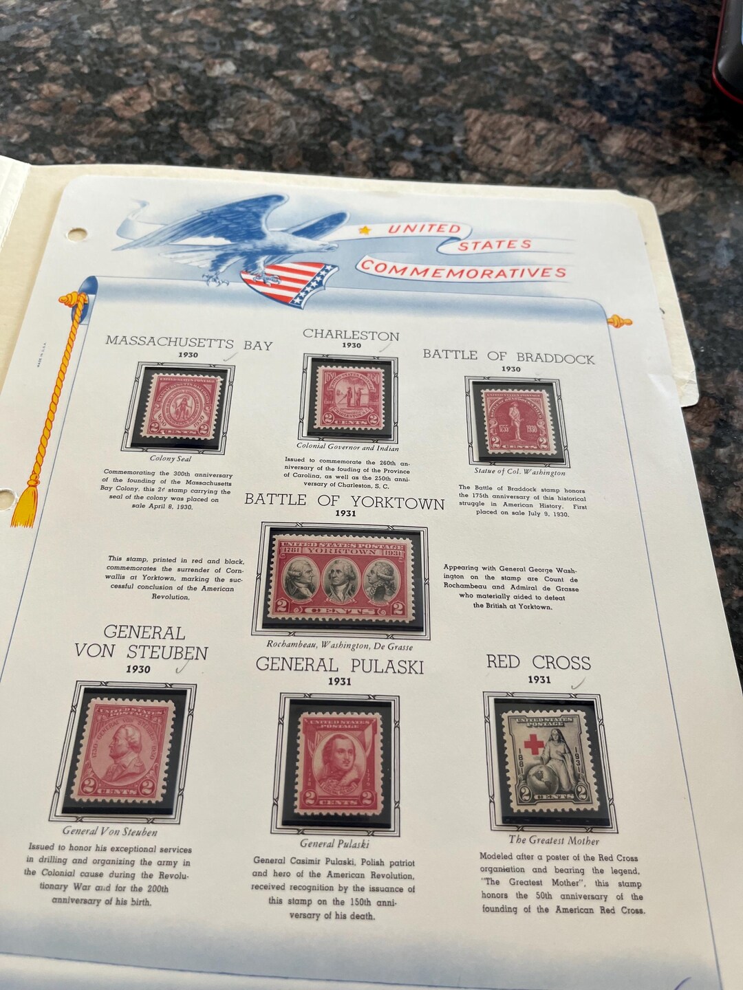 1930年から1931年までの20世紀の米国切手、未使用 - Etsy 日本