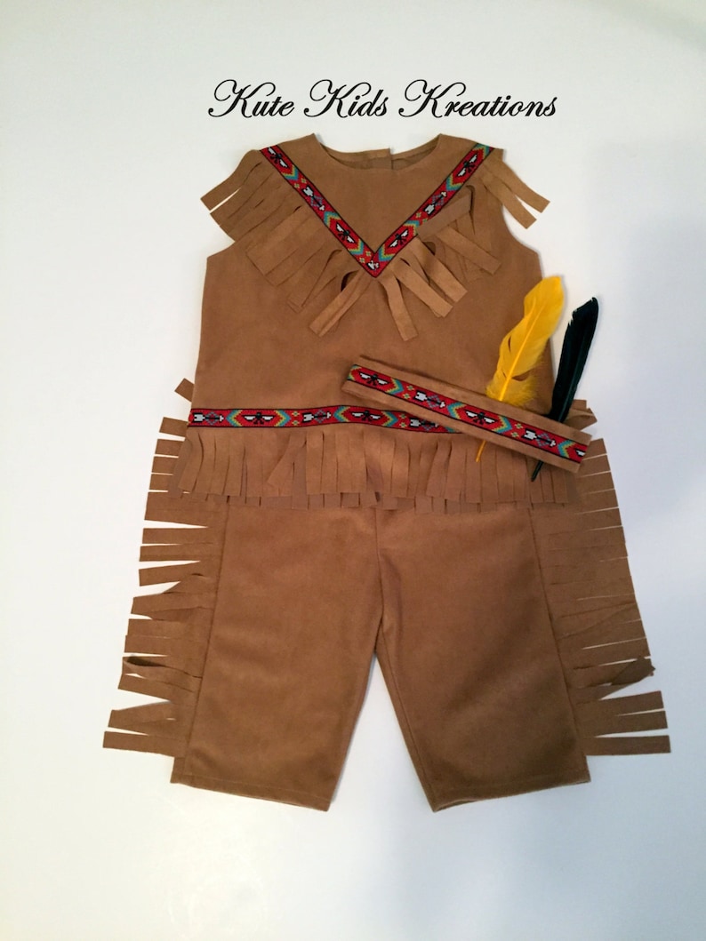 Baby/Toddler Boy Indian Costume Made to Order Size 12 Months Etsy