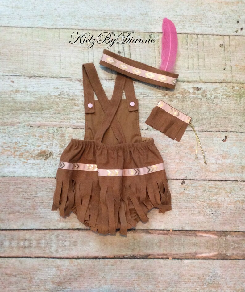 Baby Girl Indian OutfitNative American InspiredBaby PocahontasSize 6 MonthsReady to Ship