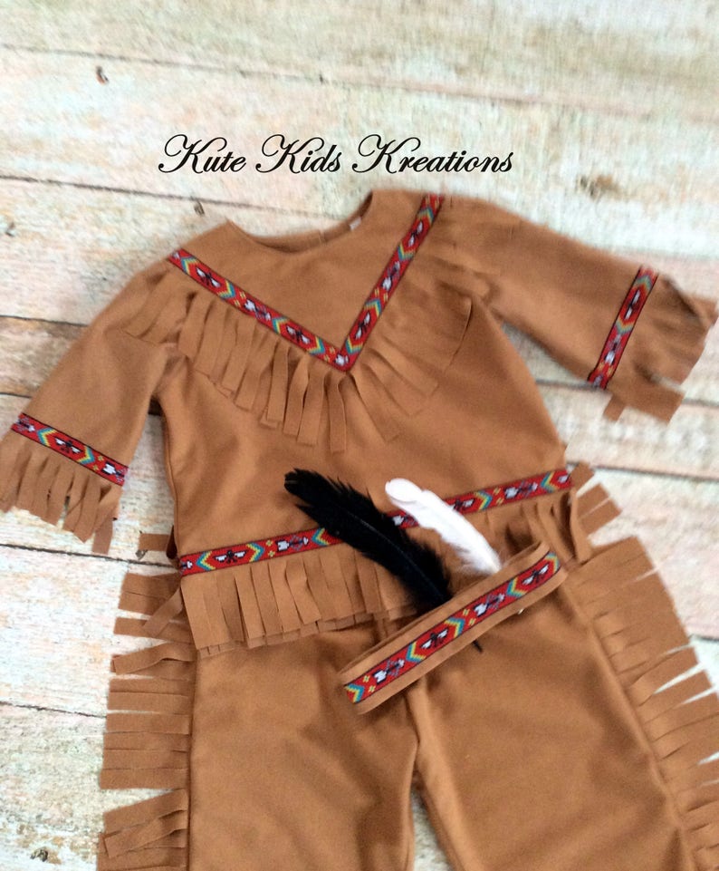 Baby/Toddler Boy Indian Costume Made to Order Size 12 Months Etsy