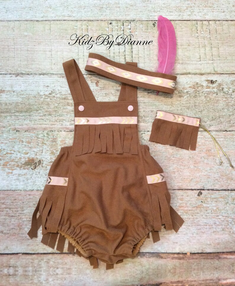 Baby Girl Indian OutfitNative American InspiredBaby PocahontasSize 6 MonthsReady to Ship