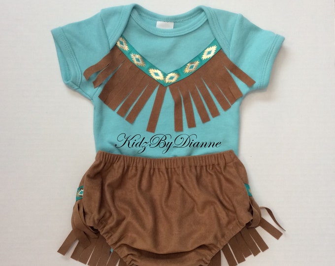 Baby Girl Indian Outfit/native American Inspired/baby Etsy