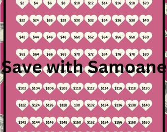 Planificador de ahorros imprimible / Planificador de presupuesto / Descarga digital