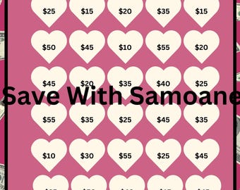 Desafío de ahorro de 1000 en 30 días / Planificador de presupuesto imprimible / Desafío de ahorro de dinero / Descarga digital