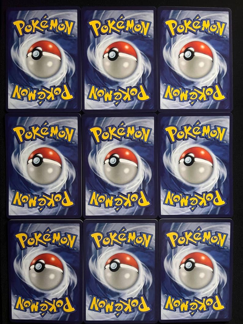 The back of Prismatic Evolution cards, perfect in every detail taken care of meticulously