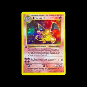 Proxy Cards [ENG] • CHARIZARD Shadowless 1st edition Base Set • HOLO Custom Handmade Proxy/Orica • Bs4
