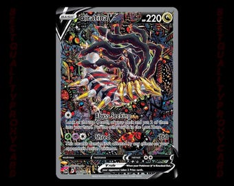 Giratina Shiny Custom Pokmon Card Legendary Alt Art Collection - Etsy Giratina Shiny Custom Pokmon Card Legendary Alt Art Collection - Etsy