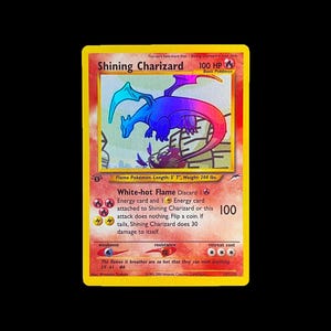 1st Edition Shining Charizard -#107 Pokemon Neo Destiny