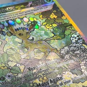 Terastal Festival & Prismatic Evolutions Eeveelutions 9 Cards Set • HOLO TEXTURED Custom Handmade Proxy/Orica • Umbreon, Espeon, Sylveon EX Leafeon Eng 1 Card