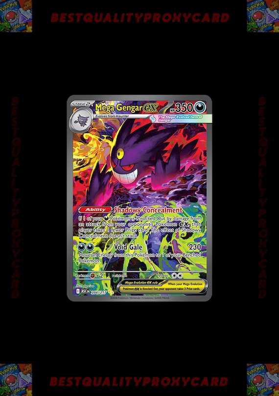 mega gengar pokemon card - ex - 056/094 - ME02: Phantasmal Flames (PFL) - Double Rare cementing its place as a must Pokemon | Mega Gengar EX