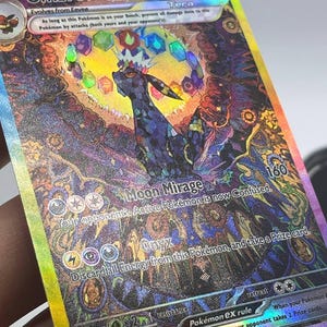 Terastal Festival & Prismatic Evolutions Eeveelutions 9 Cards Set • HOLO TEXTURED Custom Handmade Proxy/Orica • Umbreon, Espeon, Sylveon EX image 6