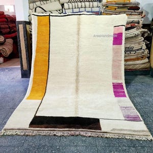 Authentic Moroccan Rug , Rug for living room , Handmade area rug , Wool Beni Ourain Rug , Colorful berber Rug, Custom Area Rug 8x10, teppich