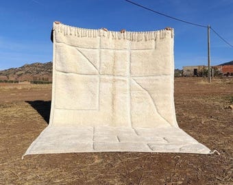 Handcrafted Rugs Beni Mrirt – Handmade Moroccan Wool Rug