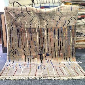 Teppichläufer , Berberteppich , Teppich 230x300 , Teppich für Wohnzimmer , Handgemachter Teppich , Wollteppich , Teppich .