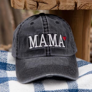 Personalized Mom Embroidered Hat Custom Dad Hat with Est Year Gift for New Mom Dad Vintage Baseball Hat Mother&#39;s Day Gift for Mom