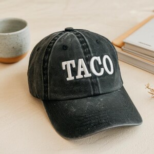 Embroidered Taco Hat – Trump Always Chickens Out Embroidered Cap