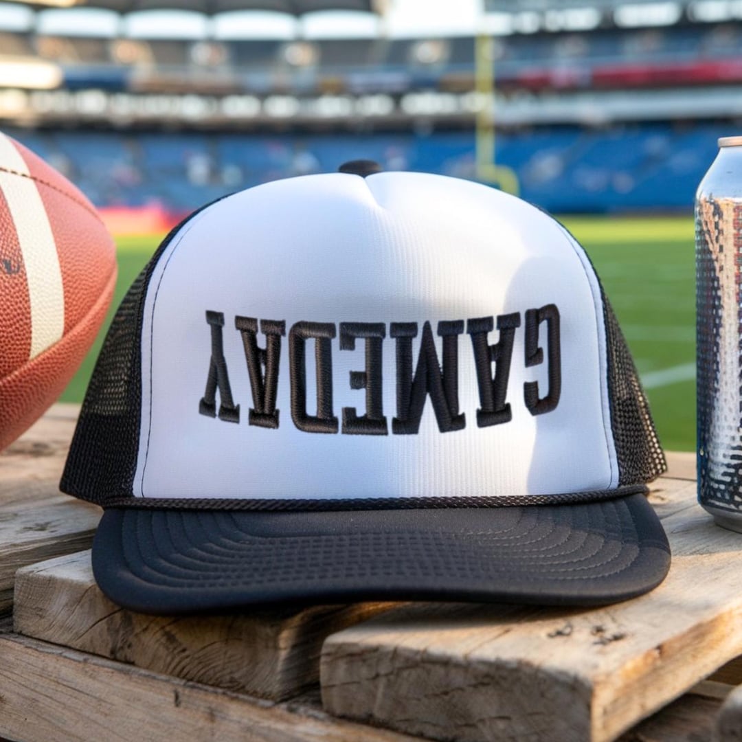 Embroidered Foam Trucker Cap: Game Day College Football Hat - Etsy