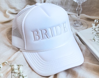 Bride Embroidered Trucker Hat: Bachelorette Party Bridal Shower