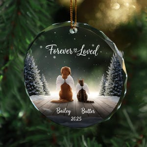 Blue Heeler Ornament We And Our Dog Blue - Personalized