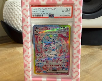 Sylveon Display Slab o Single Card (PSA, TAG, CGC, Bgs o Toploader)