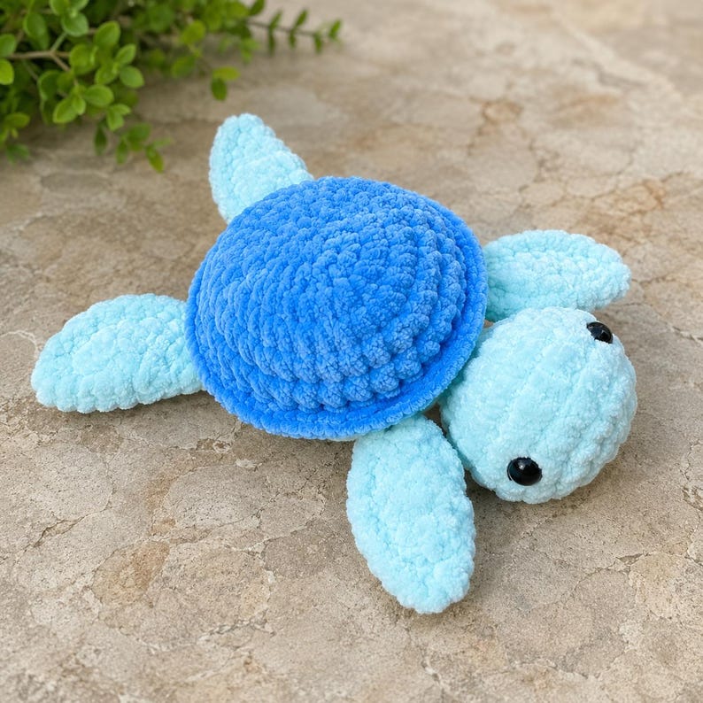 Crochet Turtle Pattern PDF | Amigurumi Sea Turtle Tutorial (digital ...