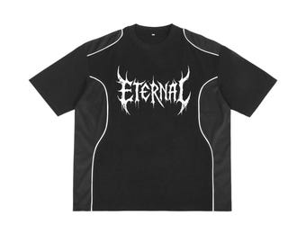 Black Alternative Streetwear | Dark Style Tee | ETERNAL Design | Dark Fashion Clothing