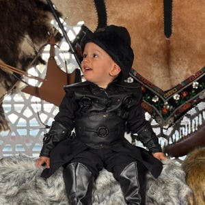 Ertugrul Gazi Baby Costume | Turkish Historical Outfit for 1-3 Years | Dirilis Toddler Sunnet & Birthday Set | Ottoman Baby Boy Costume