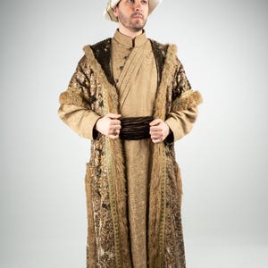 Royal Ottoman Statesman Costume - Hand-Sewn Turkish Vizier/Grand Vizier Outfit