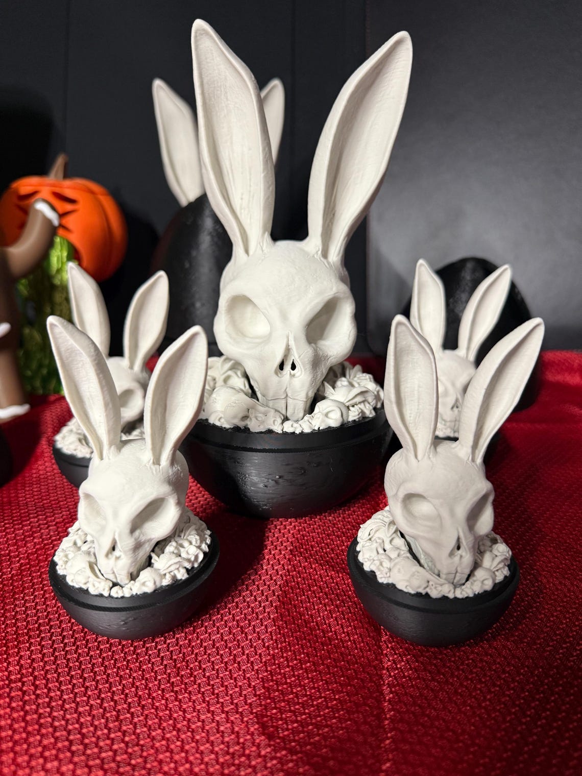 Stuffed Rabbit Skull Mini Bunny Skull Easter Egg, 3D Printed Gothic Decor - Etsy