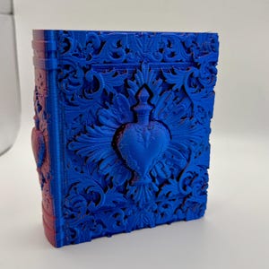 Healing Potion Book Box – Dice & Card Storage | Fantasy RPG Tome Organizer | DnD Potion Tome