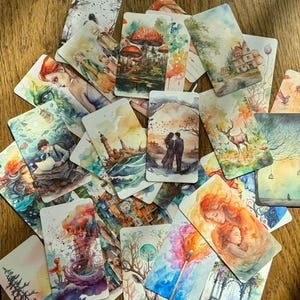 Metaforische associatieve tarotkaarten | Contemplatief deck voor zelfontdekking | Coachingstool voor psychologische inzichten | Therapiebegeleiding