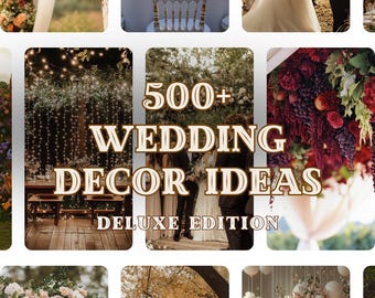 500+ Wedding Decor Ideas | Deluxe Edition | Ultimate Inspiration Guide for Your Dream Wedding | Floral Arrangements | Event Bridal Decor