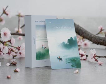 Whispering Moon Tarot: Minimalist Japanese Rider-Waite Deck (Pre-Order Summer 2026)