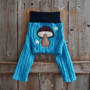 Funda para saco de dormir de cachemira reciclada para bebé: aplique de setas azul marino y negro (tamaño mediano, 6-12 meses)