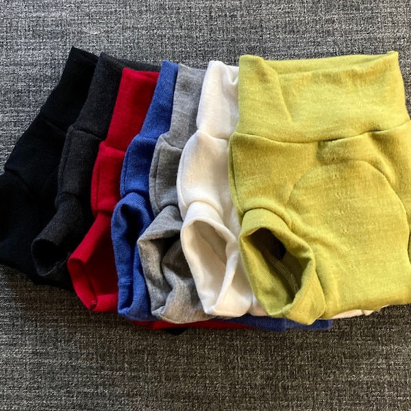 CUSTOM / Made To Order Upcycled Wool / Cashmere Soaker Cover Diaper Cover With Added Doubler CUSTOM SOAKER Pick Your Size And Color