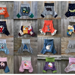 Custom Upcycled Wool Soaker Cover: Cashmere Shorties Diaper Cover