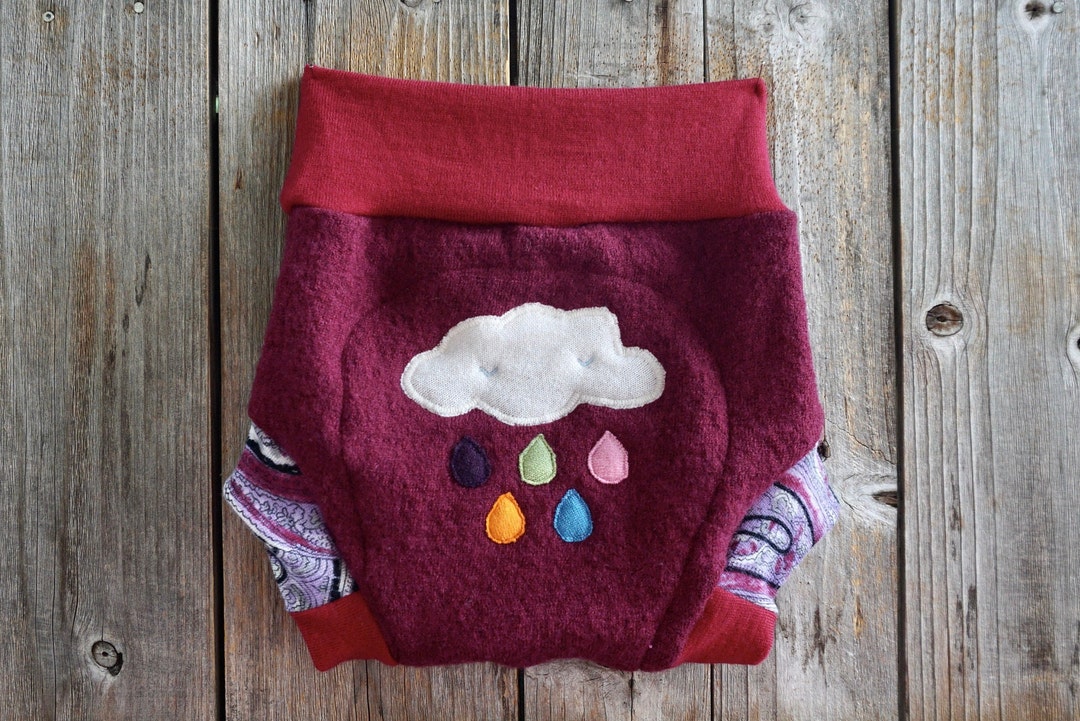Upcycled Merino Wool Soaker Cover Diaper Cover Wool With Added Etsy