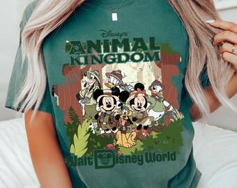 Comfort Colors® Disney Animal Kingdom Shirt, Disney Shirt, Vintage Animal Kingdom, Disney Safari Family Shirt, Disney Mickey Safari T-shirts