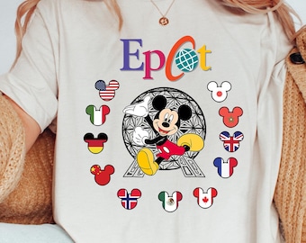 Disney Epcot World Traveler Shirts, Disney Epcot World Traveler, Disney Trip Matching T-Shirts, Epcot Mickey, Comfort Colors®, Disney Epcot