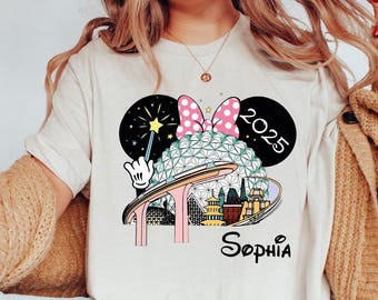 Custom Disney Epcot 2025 Shirt, Disney Epcot Matching Shirt, Disney Family Matching Tee, Disney Epcot Name Shirt,Comfort Colors®, Disney Tee