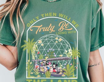 Living With The Land Epcot Farming T-shirt, Mickey & friends WDW Theme Park T-shirt, 2025 Family Trip Outfit, Magic Kingdom, Comfort Colors®