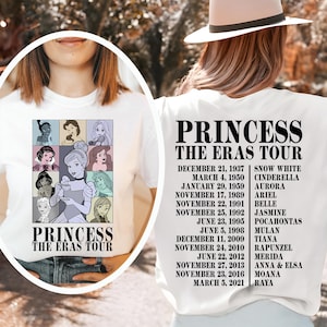 Princess The Eras Tour Shirt, Princess Tour Shirt, Retro Disney T-shirt, Disney Princess T-shirt, Princess Eras Tour Shirts, Comfort Colors®