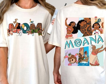 Disney Moana Mom Dad Shirt, Princess Moana Family Matching Shirt, Maui Tee, Hei Hei and Pua Mama Dada Tee, Family Trip Shirt, Comfort Color®