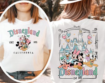Disneyland Est. 1955 Shirt, Disneyland Sweatshirts, Disneyland California Shirts, Disney Trip T-shirts, Comfort Colors®, Disneyland Vacation