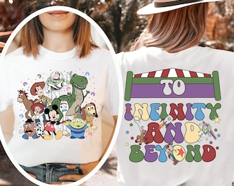 To Infinity and Beyond Shirt, Comfort Colors® Toy Story Characters Tee, Toy Story Land T-shirt, Toy Story Birthday Gifts, Toy Story T-Shirts